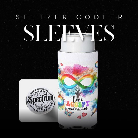 Autisme Bewustzijn Seltzer Koelbox Seltzer Blikjeskoeler