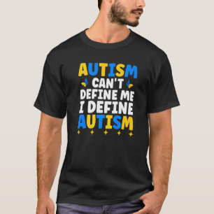 Autisme bewustzijn sieraden vlag Autisme kan me ni T-shirt