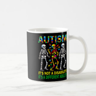 Autisme Bewustzijn Skelet Dansen Autistisch Kinder Koffiemok