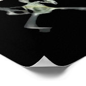 Autisme Bewustzijn Skelet – Ondersteunende Grafiek Poster (Hoek)