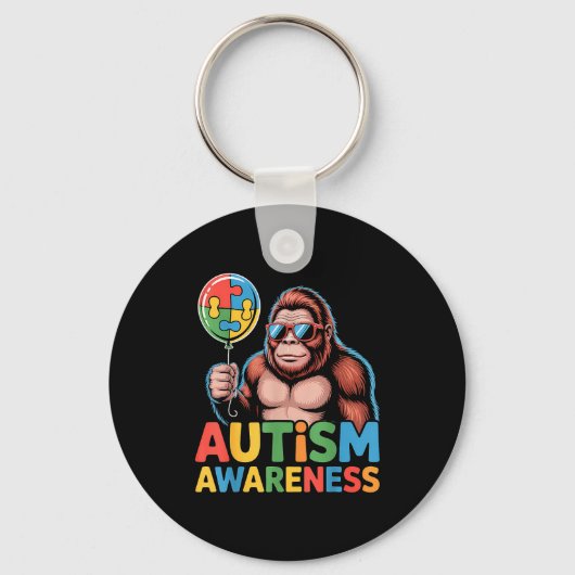 Autisme bewustzijn sleutelhanger (Voorkant)