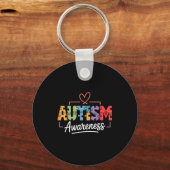 Autisme bewustzijn sleutelhanger (Voorkant)