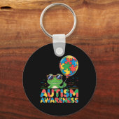 Autisme bewustzijn sleutelhanger (Voorkant)