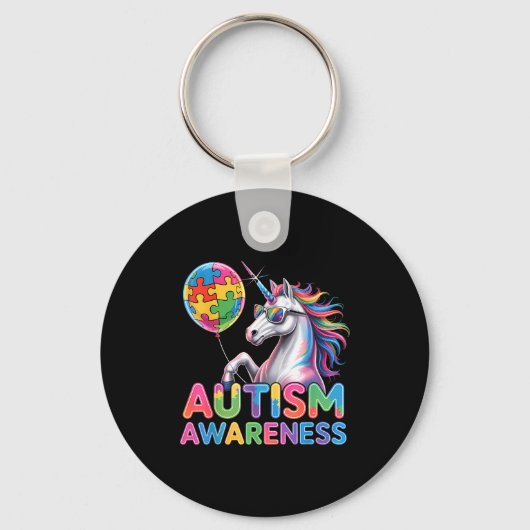 Autisme bewustzijn sleutelhanger (Voorkant)