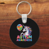 Autisme bewustzijn sleutelhanger (Voorkant)