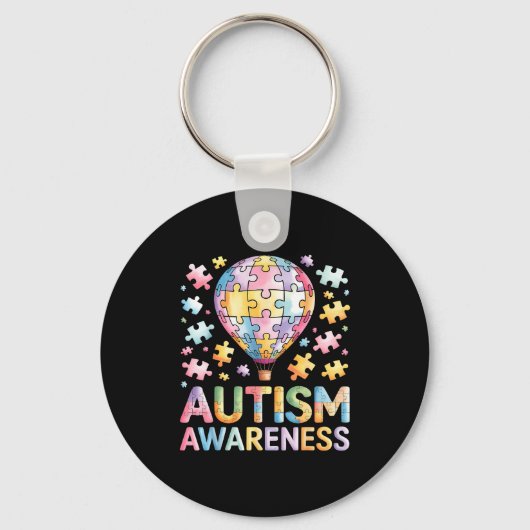 Autisme bewustzijn sleutelhanger (Voorkant)