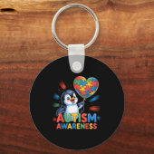 Autisme bewustzijn sleutelhanger (Voorkant)