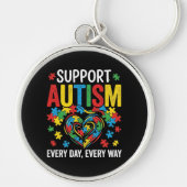 Autisme bewustzijn sleutelhanger (Voorkant)