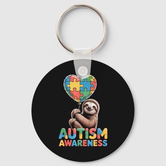 Autisme bewustzijn sleutelhanger (Voorkant)