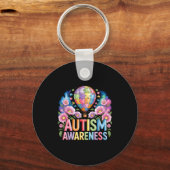 Autisme bewustzijn sleutelhanger (Voorkant)