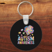 Autisme bewustzijn  sleutelhanger (Voorkant)