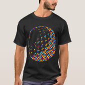 Autisme Bewustzijn Sport Golf T-shirt (Voorkant)