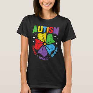 AUTISME BEWUSTZIJN Steun autisme kinderen voor moe T-shirt
