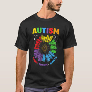 Autisme bewustzijn steun autisme kinderen voor moe t-shirt