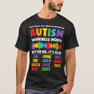 Autisme Bewustzijn Steun Autisme Kinderen Voor Moe T-shirt