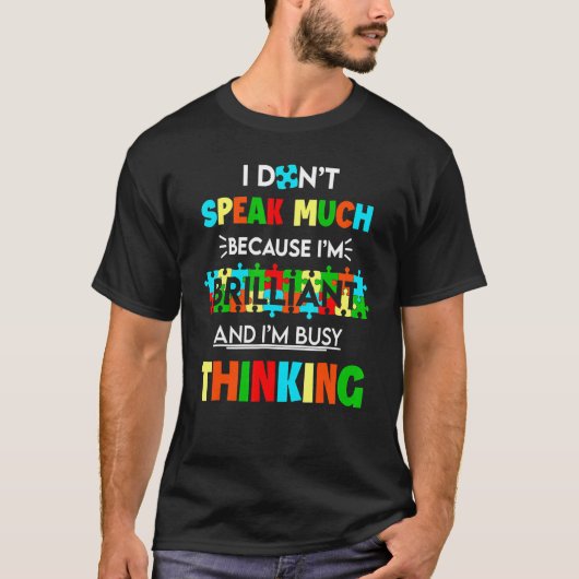 AUTISME BEWUSTZIJN Steun Autisme T-shirt (Voorkant)