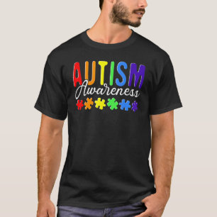 Autisme Bewustzijn Steun Autistische Moeder Vader  T-shirt