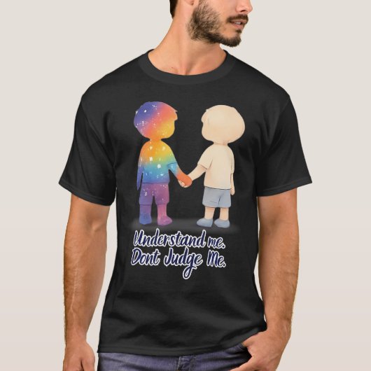 Autisme Bewustzijn Steun En T-shirt (Voorkant)