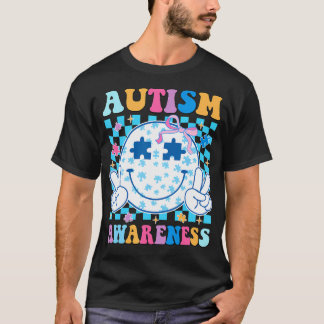 Autisme Bewustzijn Steun Puzzel Accepteer Begrijp T-shirt