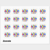 Autisme Bewustzijn Stickers (Vel)