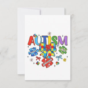 Autisme Bewustzijn Strik Coquette Puzzelstuk Neuro Kaart