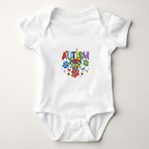 Autisme Bewustzijn Strik Coquette Puzzelstuk Neuro Romper