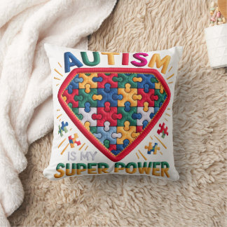 Autisme Bewustzijn Superhelden Schild | Autisme Is Kussen