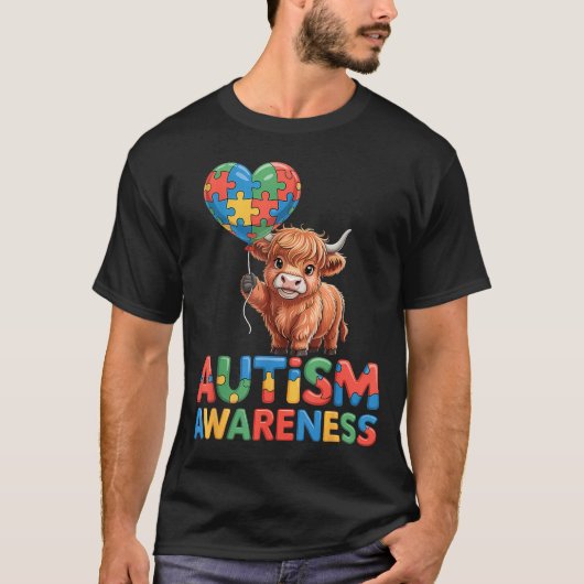 Autisme bewustzijn t-shirt (Voorkant)