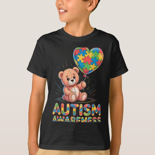 Autisme bewustzijn t-shirt (Voorkant)