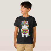 Autisme bewustzijn t-shirt (Voorkant volledig)