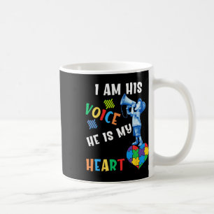 Autisme Bewustzijn T-shirt Autisme Moeder en Vader Koffiemok