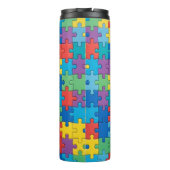 Autisme bewustzijn --Thermische Tumbler Thermosbeker (Achterkant)