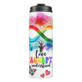 Autisme bewustzijn Thermosbeker (Voorkant)