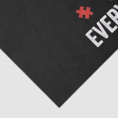 Autisme bewustzijn tissuepapier (Detail)