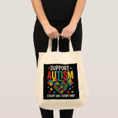 Autisme bewustzijn tote bag (Voorkant (product))