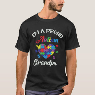 Autisme Bewustzijn Trots Autisme Opa Steun Auti T-shirt