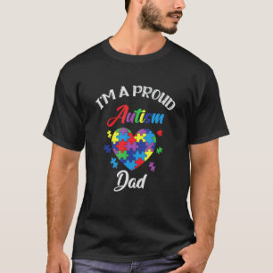Autisme Bewustzijn, Trots Autisme Papa, Steun Auti T-shirt