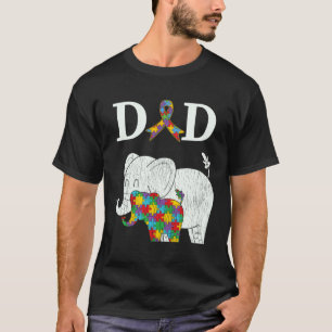 Autisme Bewustzijn Trots Vader Autistische Zoon Do T-shirt