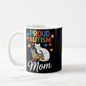 Autisme bewustzijn trotse autisme moeder  koffiemok (Links)