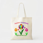 Autisme Bewustzijn Tulp Tote Bag (Voorkant)