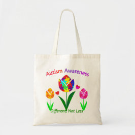Autisme Bewustzijn Tulp Tote Bag