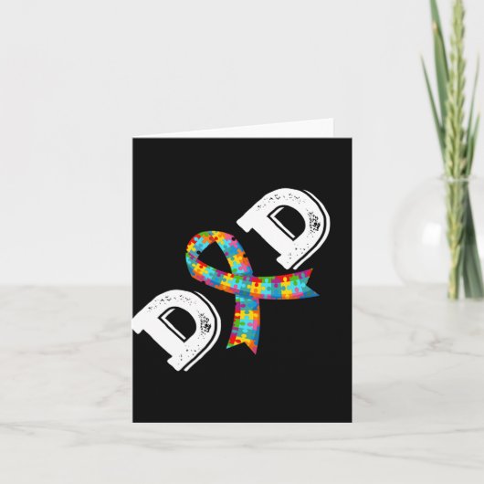 Autisme bewustzijn vader acceptatie Verschillende Kaart (Voorkant)