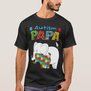 Autisme bewustzijn vader vader autistisch kind bew t-shirt