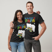 Autisme bewustzijn vader vader autistisch kind bew t-shirt (Unisex)