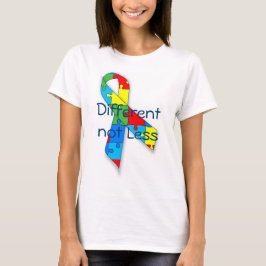 Autisme bewustzijn Verschil niet minder t-shirt