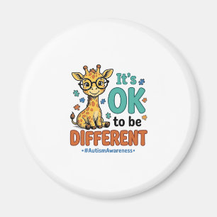 Autisme bewustzijn Verschillende Giraffe Vintage S Magneet