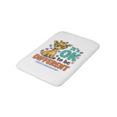 Autisme bewustzijn Verschillende Giraffe Vintage T Badmat (Gekanteld)