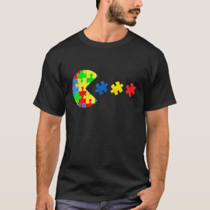 Autisme bewustzijn video gamer humor grap jongens t-shirt