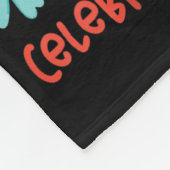 Autisme bewustzijn viert geesten van alle soorten fleece deken (Hoek)