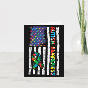 Autisme bewustzijn vlag lint asd patriottische man kaart